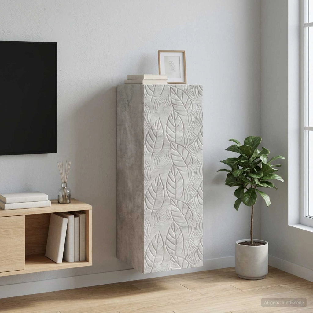Mobiletto a muro 33 x 34,5 x 90 cm Legno ingegnerizzato 898758