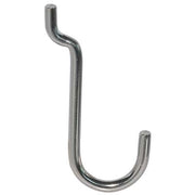 GANCIO UNCINO ACCIAIO X PANNELLO ESPOSITIVO - CROMATO n° 4 MM 22X53- 200 pezzi