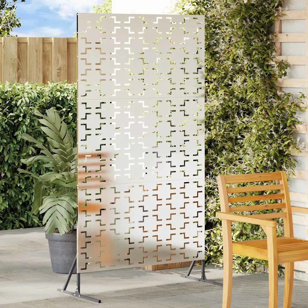 Schermo per Privacy Grigio 100 x 50 x 180 cm Acciaio CFW3295560
