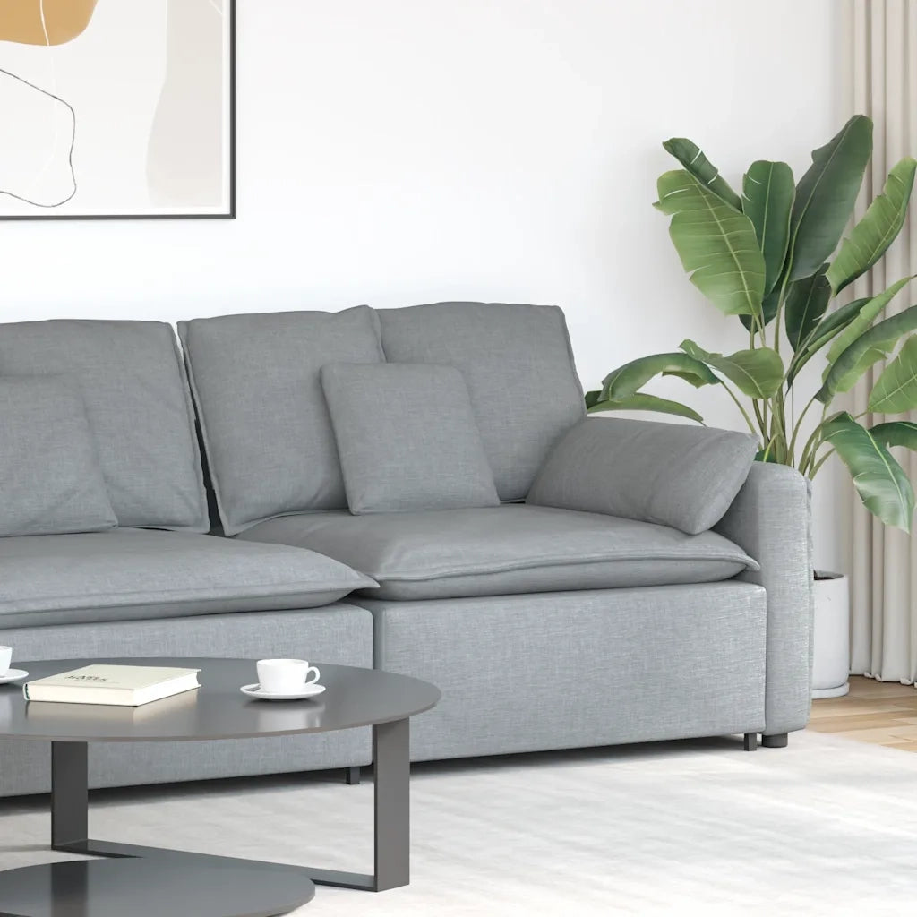 Modulo Terminale Bracciolo Divano Modulare con Cuscini 100 cm CFW9805749