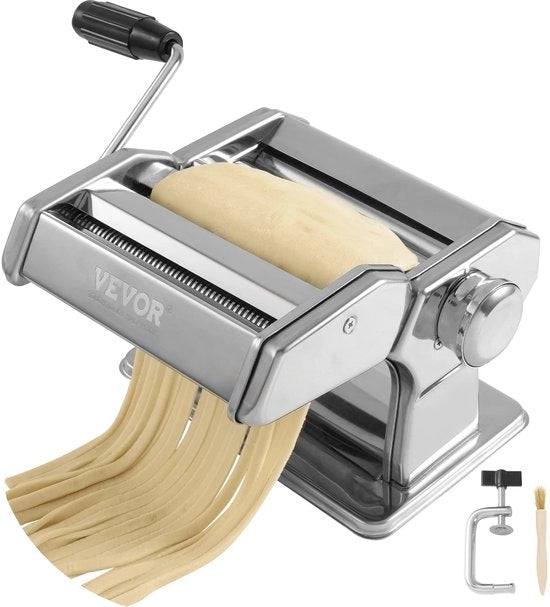 Macchina per la pasta - Macchina per fare la pasta - Macchina per la pasta - Macchina per la lavorazione della pasta - Macchina per impastare - Macchine per la pasta - RVS - Macchina per tagliare - Pasta e noodles - Acciaio inox