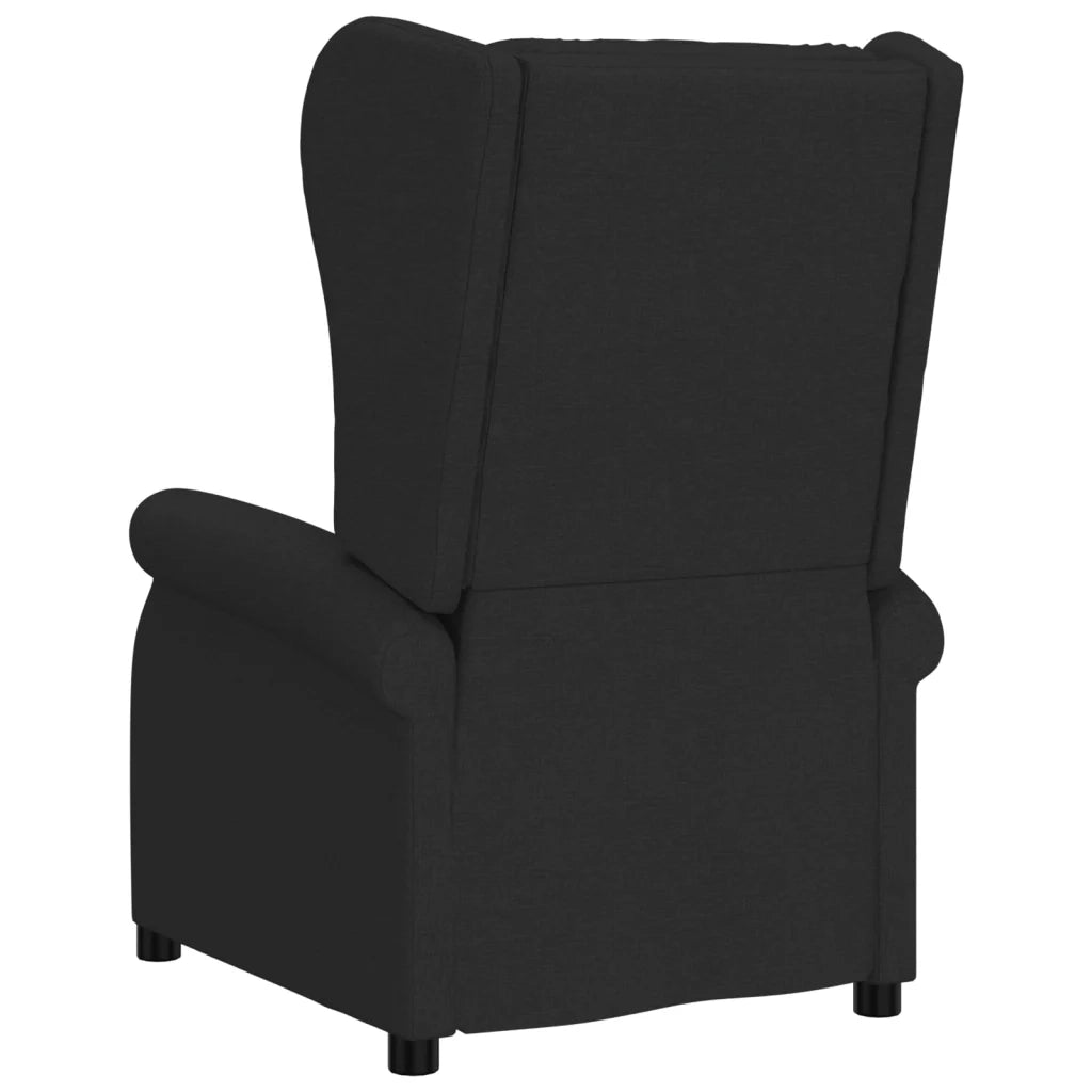 Poltrona Massaggiante Reclinabile Nera in Tessuto cod mxl 18505