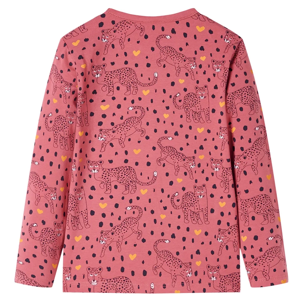 Pigiama da Bambina a Maniche Lunghe Rosa Antico 116 CFW1344217