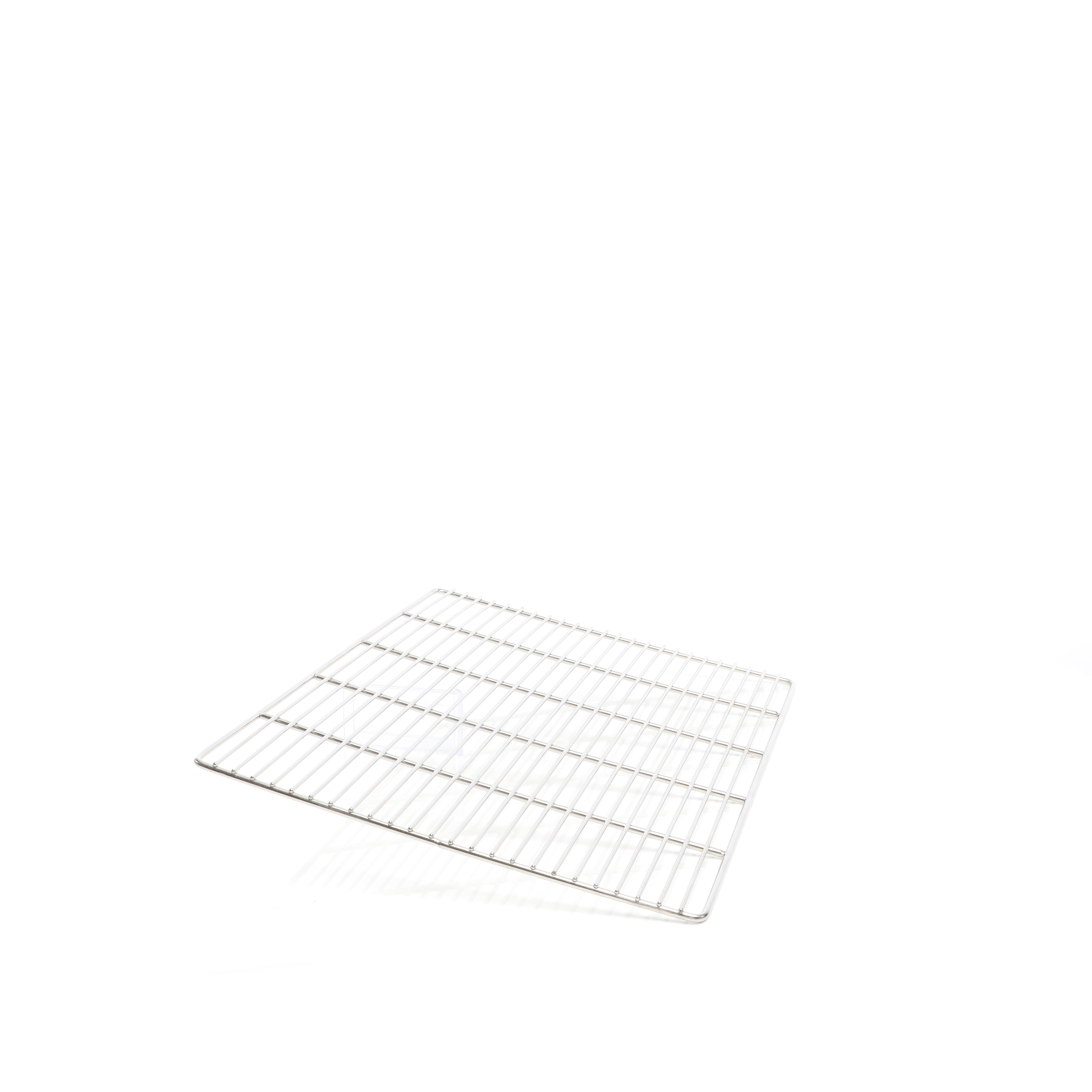 Griglia rettangolare in acciaio inox 60 x 40 cm per barbecue a carbone e a gas