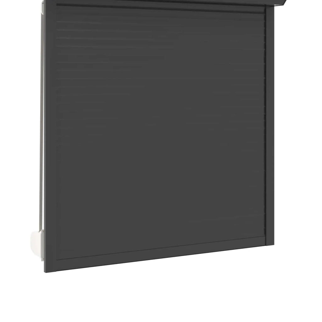 Persiana a rullo Antracite 130 x 140 cm Alluminio e poliuretano