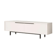 Porta TV in legno "Calvin" - 160 x 35 x 45 cm - Bianco