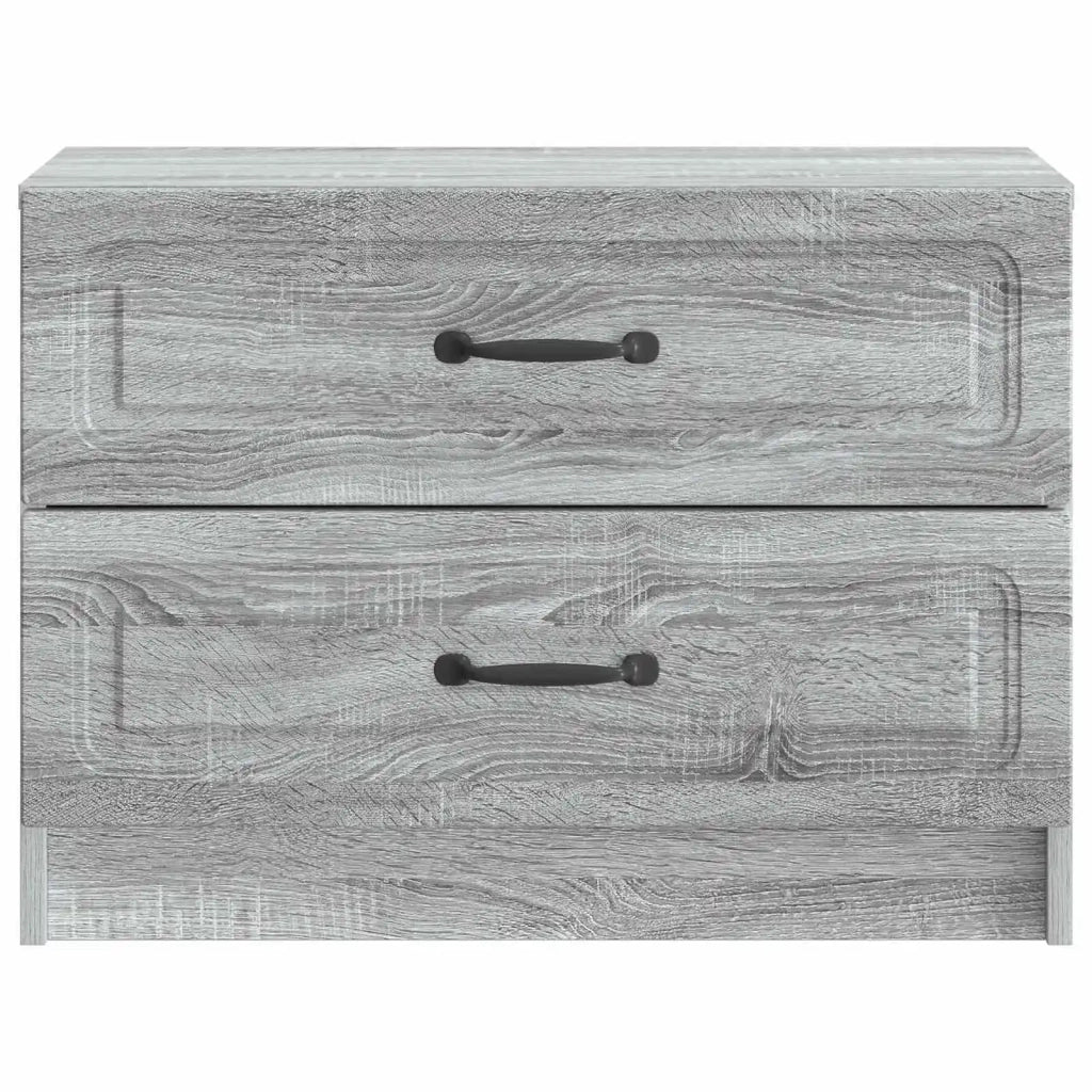 Armadio da Notte con cassetto Grigio Sonoma 62 x 34,5 x 44,5 cm