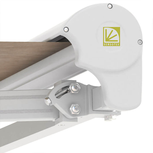 Tenda da Sole Motorizzata 4,5x3m Tessuto Poliestere Kraus Lavanda Ecrù