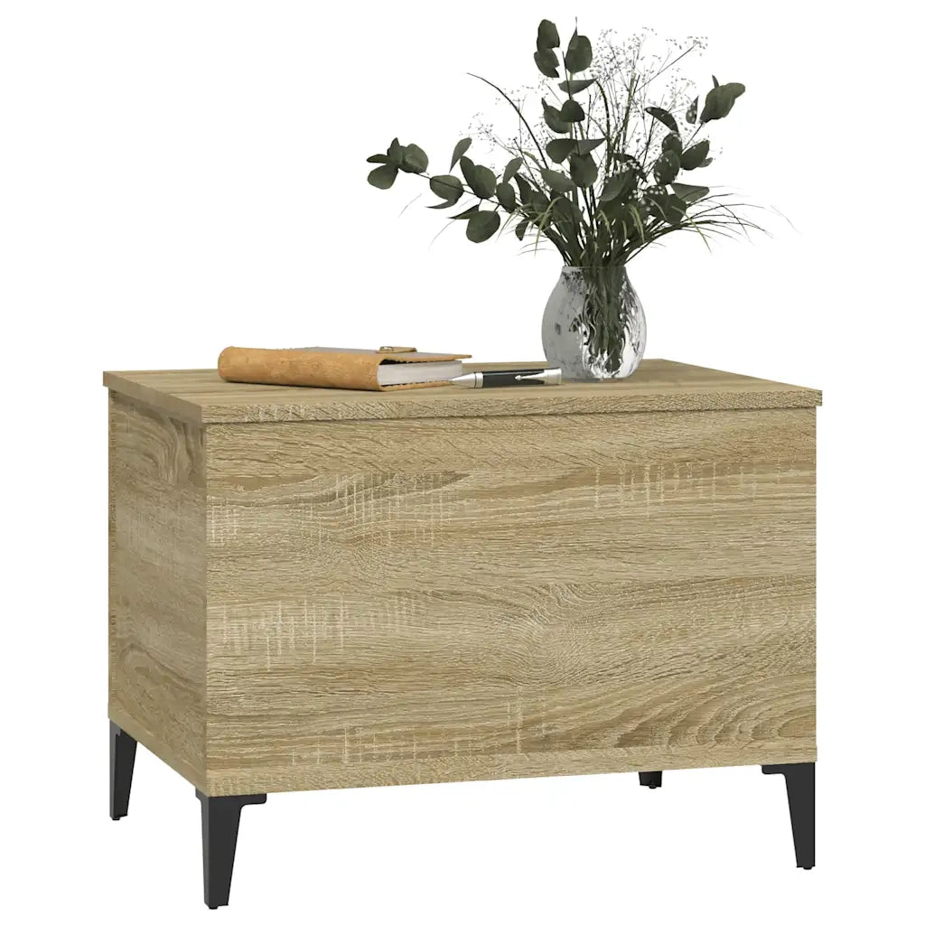 Tavolino Salotto Rovere Sonoma 60x44,5x45 cm Legno Multistrato cod mxl 23146