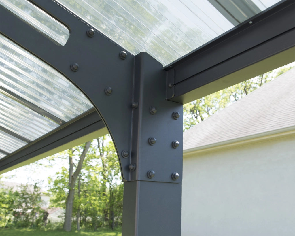 Carport Doppio in Alluminio Arizona Wave 6 X 5   m