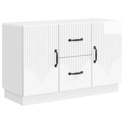 Credenza Bianco Lucido 89 x 34,5 x 57 cm Legno ingegnerizzato