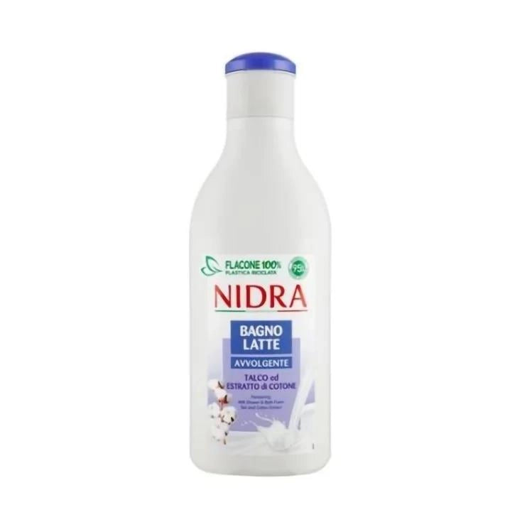 NIDRA BAGNO LATTE FOMATO 750 ML TALCO ED ESTRATTO DI COTONE - ADDOLCENTE