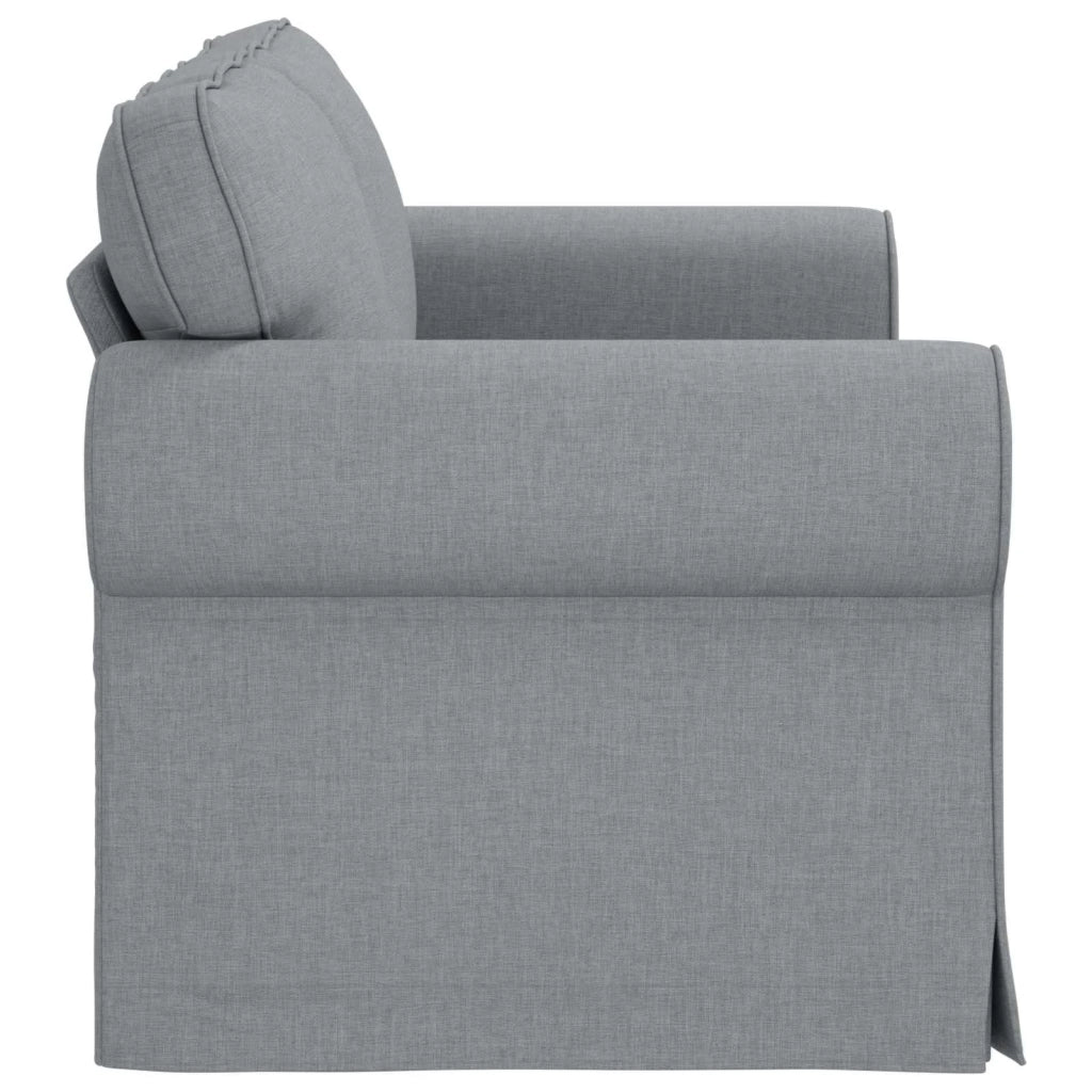 Divano Grigio chiaro 155 x 82 x 80 cm Tessuto 42024299
