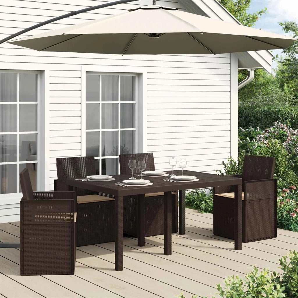Cuscini per Seduta 4 pcs Tortora 47 x 36 x 2 cm Poliestere 899971