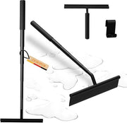 Douchewisser in acciaio lungo - solida upgrade wisser per doccia in nero 23-97cm wisser telescopico per finestra con supporto, wisser siliconizzato, wisser pavimento, wisser per cabina doccia wisser per finestra