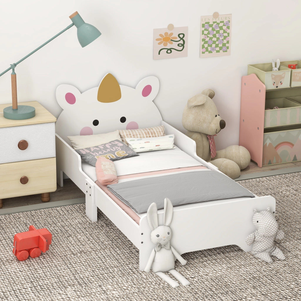 Letto a castello per bambini con rete a doghe ¨C zephmum ¨C rosa 143x74x67 cm