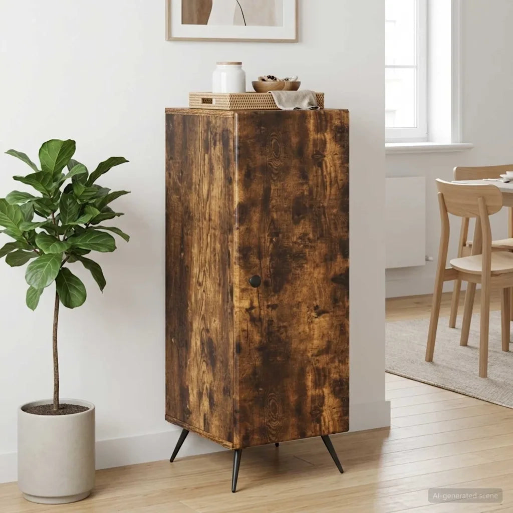 Credenza Rovere Fumo 33 x 34,5 x 90 cm Legno ingegnerizzato 895520
