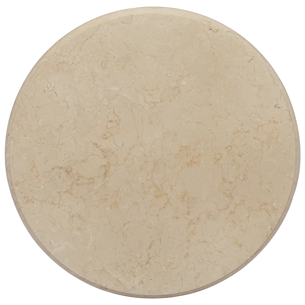 Piano per Tavolo Crema Ø50x2,5 cm in Marmo 149192
