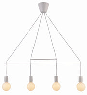 Lampadario Candellux Alto 34-70906 bianco industriale 4xE27