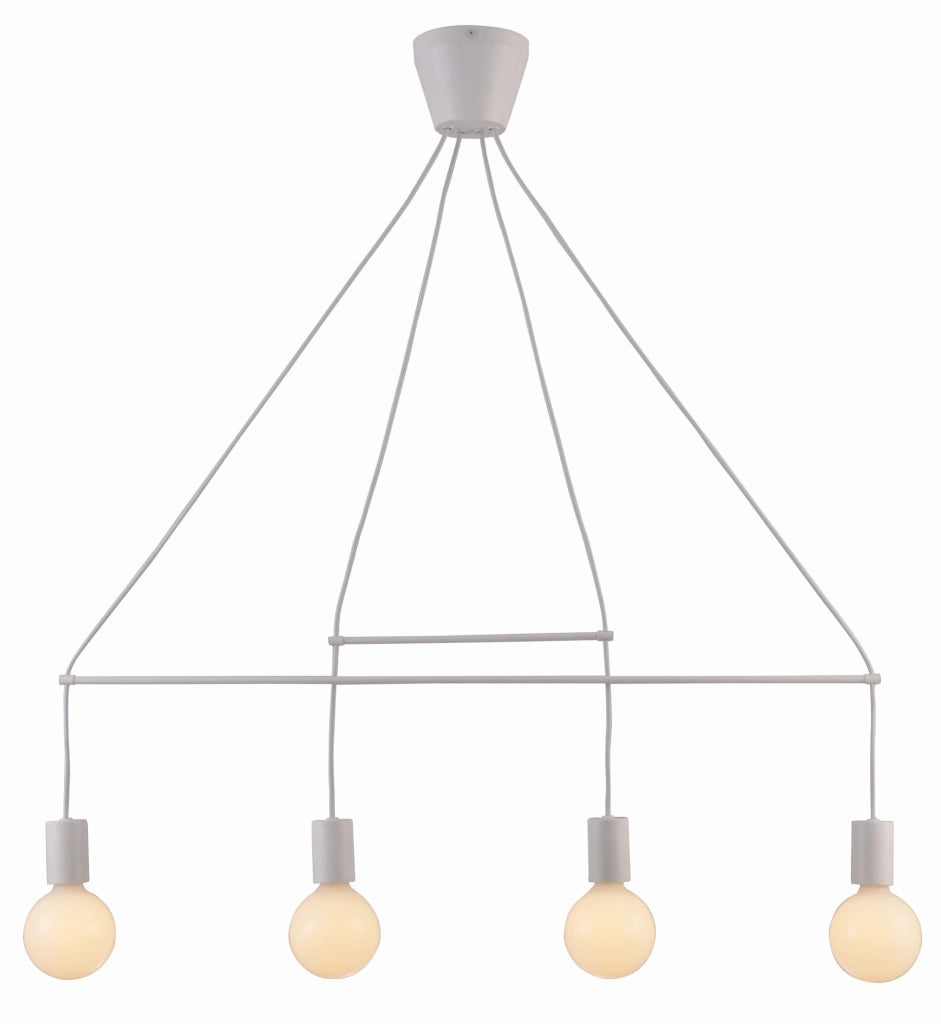 Lampadario Candellux Alto 34-70906 bianco industriale 4xE27
