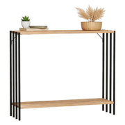 Ravello, Consolle un Ripiano, 90x26x74h cm Nero