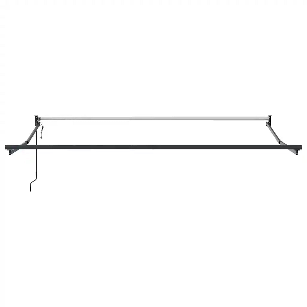 Tenda Retrattile Verde e Bianco 350 x 250 cm 3330476