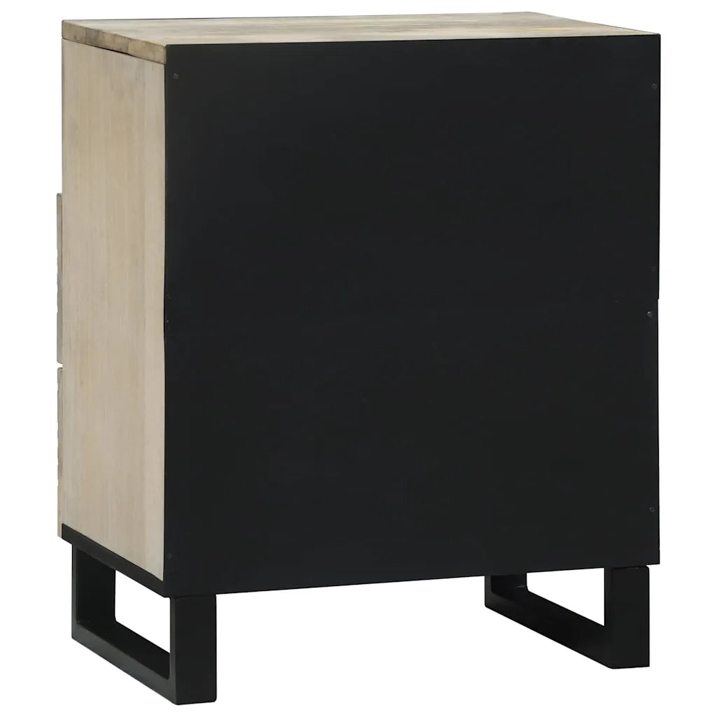 Comodino | Armadio da Notte | Mobiletto da notte Bianco 50 x 33 x 62 cm Legno ingegnerizzato