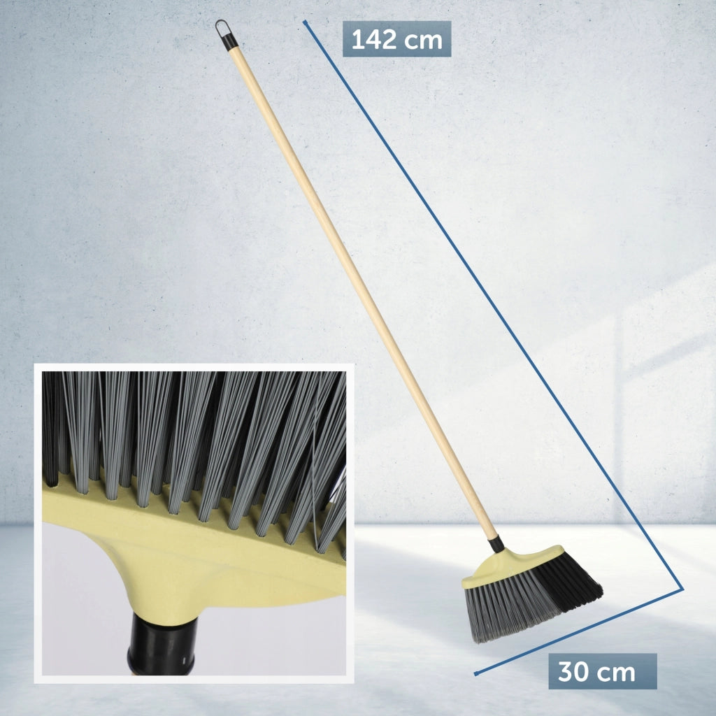 Scopa da strada KADAX con manico in legno da 30 cm