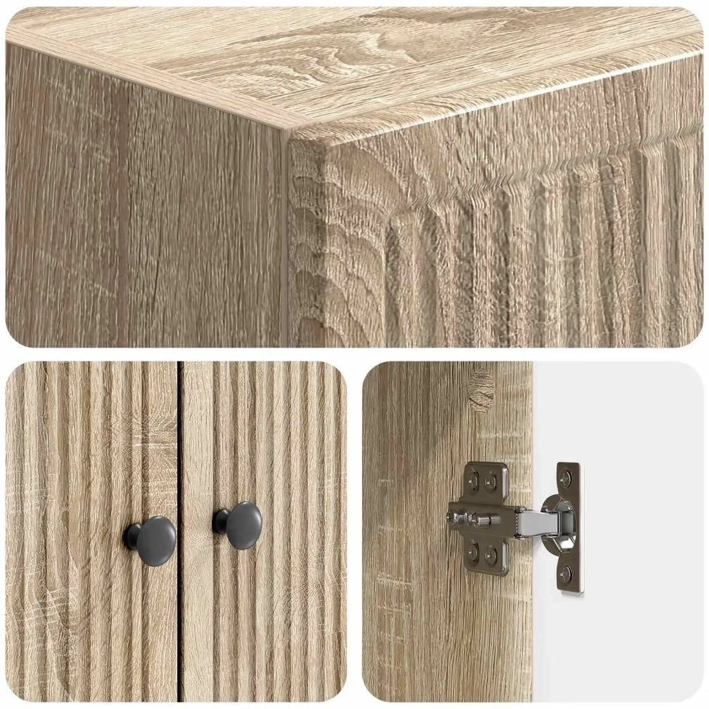 Set di armadi 2 pcs Rovere Sonoma 66 x 34,5 x 90 cm