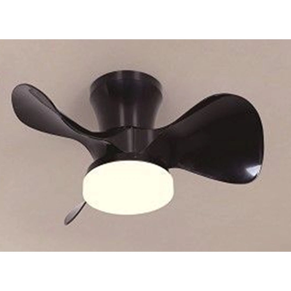 Trade Shop - Lampadario Plafoniera Ventilatore Da Soffitto Led Ip20 Luce 3000-6500k Nero 42293 -