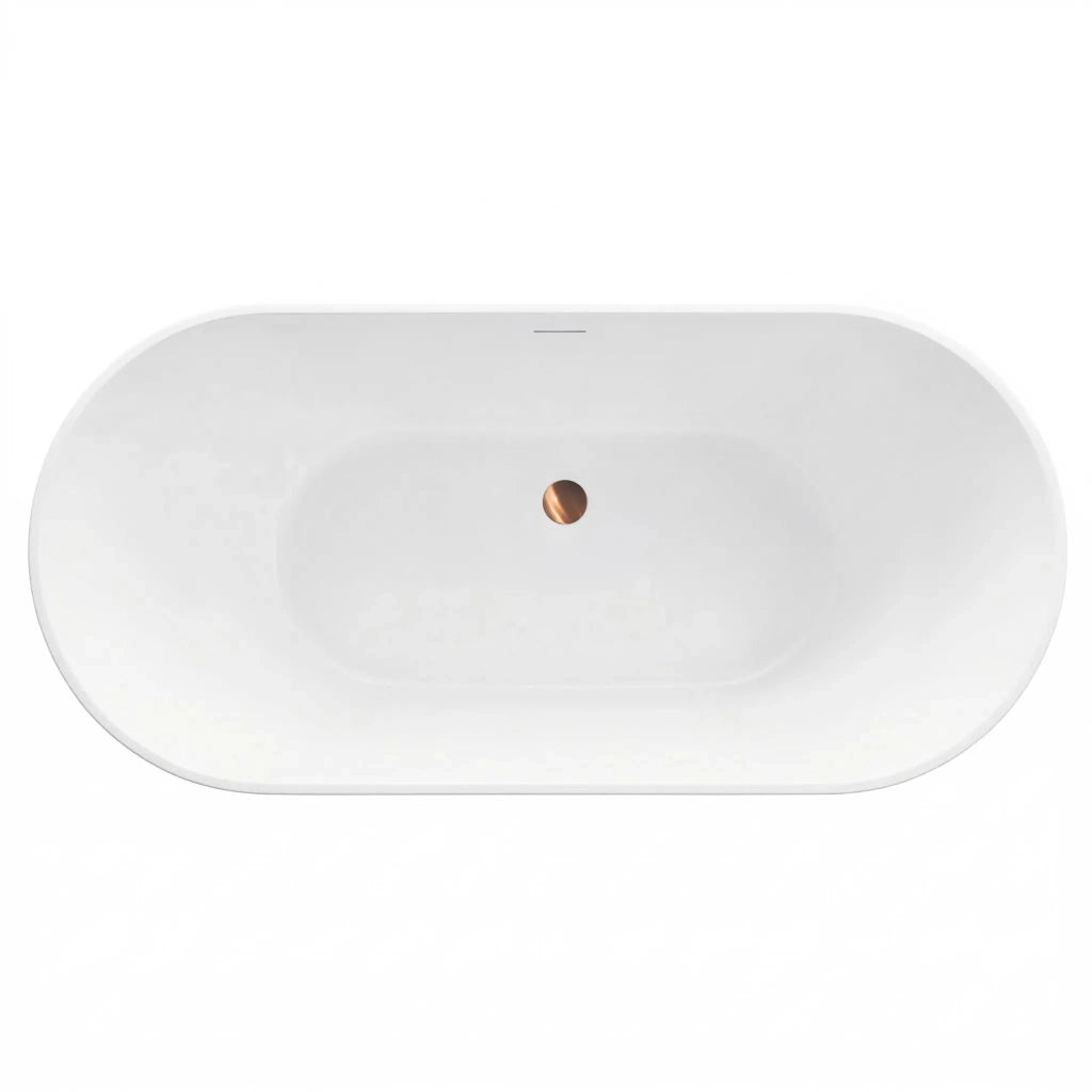Vasca Bagno Da Terra Rea Ferrano 160 Copritappo nero