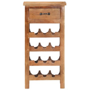 Mobiletto Portavini 40x30x80 cm in Legno Massello di Acacia 287482