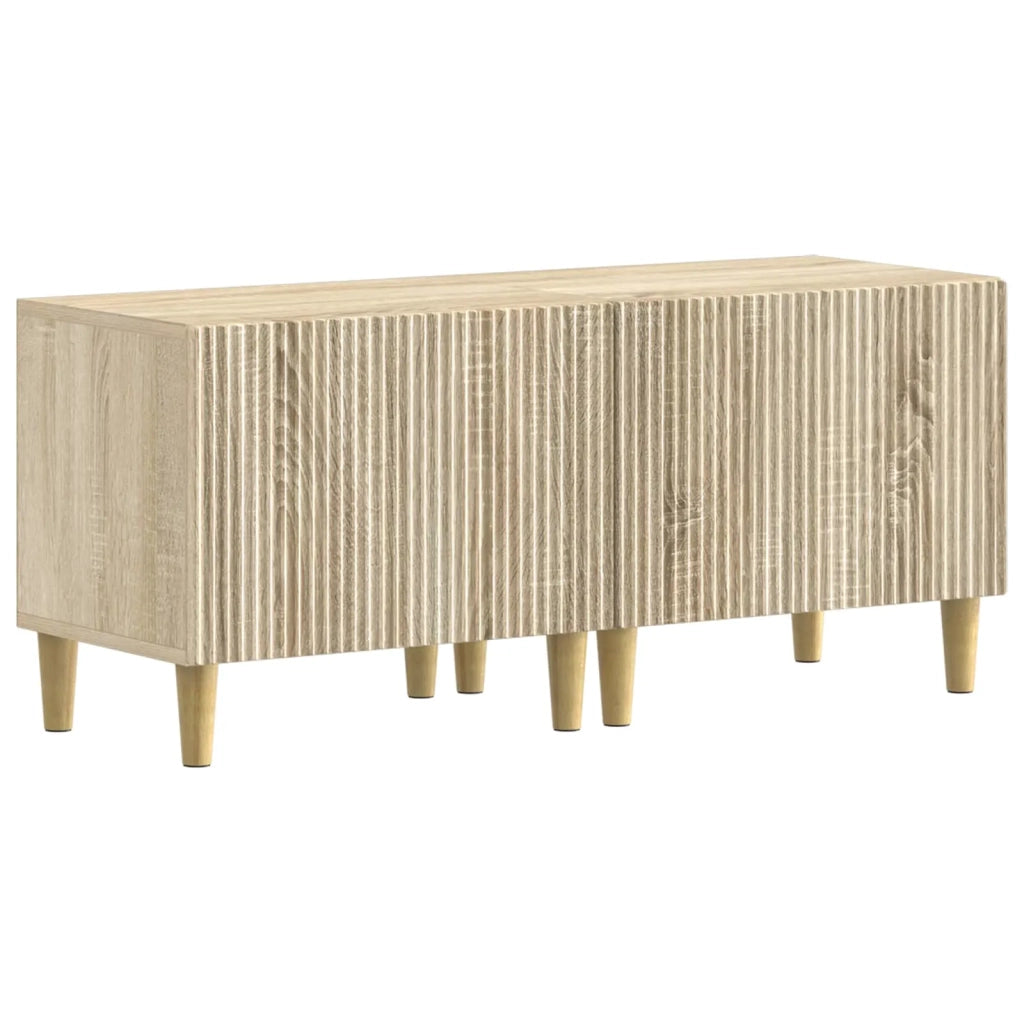 Mobile TV LED a 5 pezzi Rovere Sonoma Legno ingegnerizzato 3416597