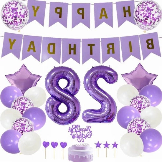 Decorazione di compleanno 28° - uomo - donna - blu - decorazione di torta - compleanno - blu - bianco - decorazione di festa - 28° compleanno - decorazione di festa - 28° compleanno - uomo - donna - decorazione - regalo - 28 anni - compleanno