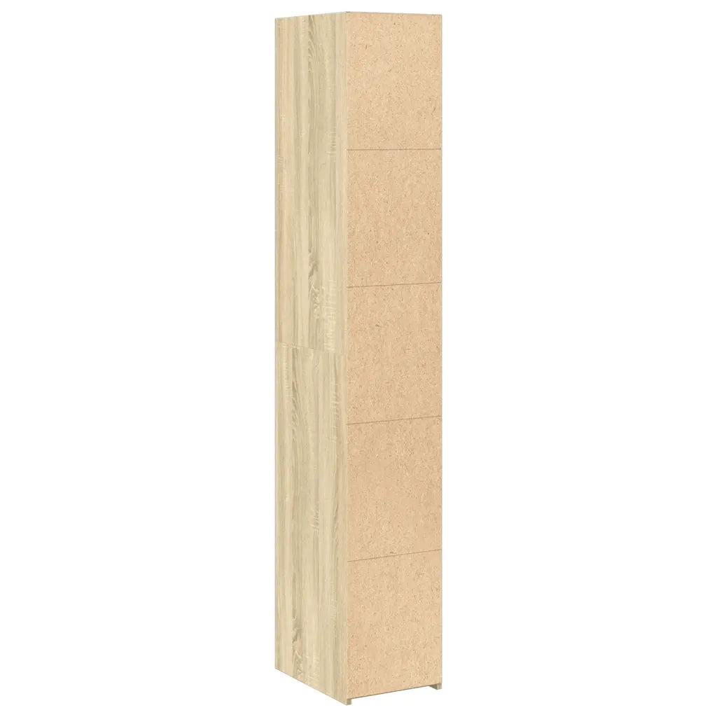 Credenza Rovere Sonoma 30x41x185 cm in Legno Multistrato