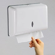 Dispensatore di Asciugamani per Parete - Materiale ABS - Per 200 Asciugamani in Carta - Compatta e Duratura - 27,2 x 10,5 x 20,5 cm - Adatta per Hotel e Ristoranti - Dispensatore di Carta