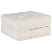 Pouf Modulare Crema 70x70x36 in Tessuto