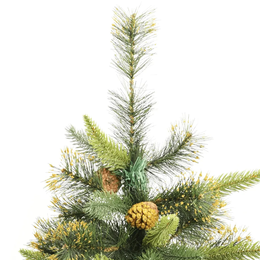 Albero di Natale Artificiale Incernierato con Pigne 240 cm 357704