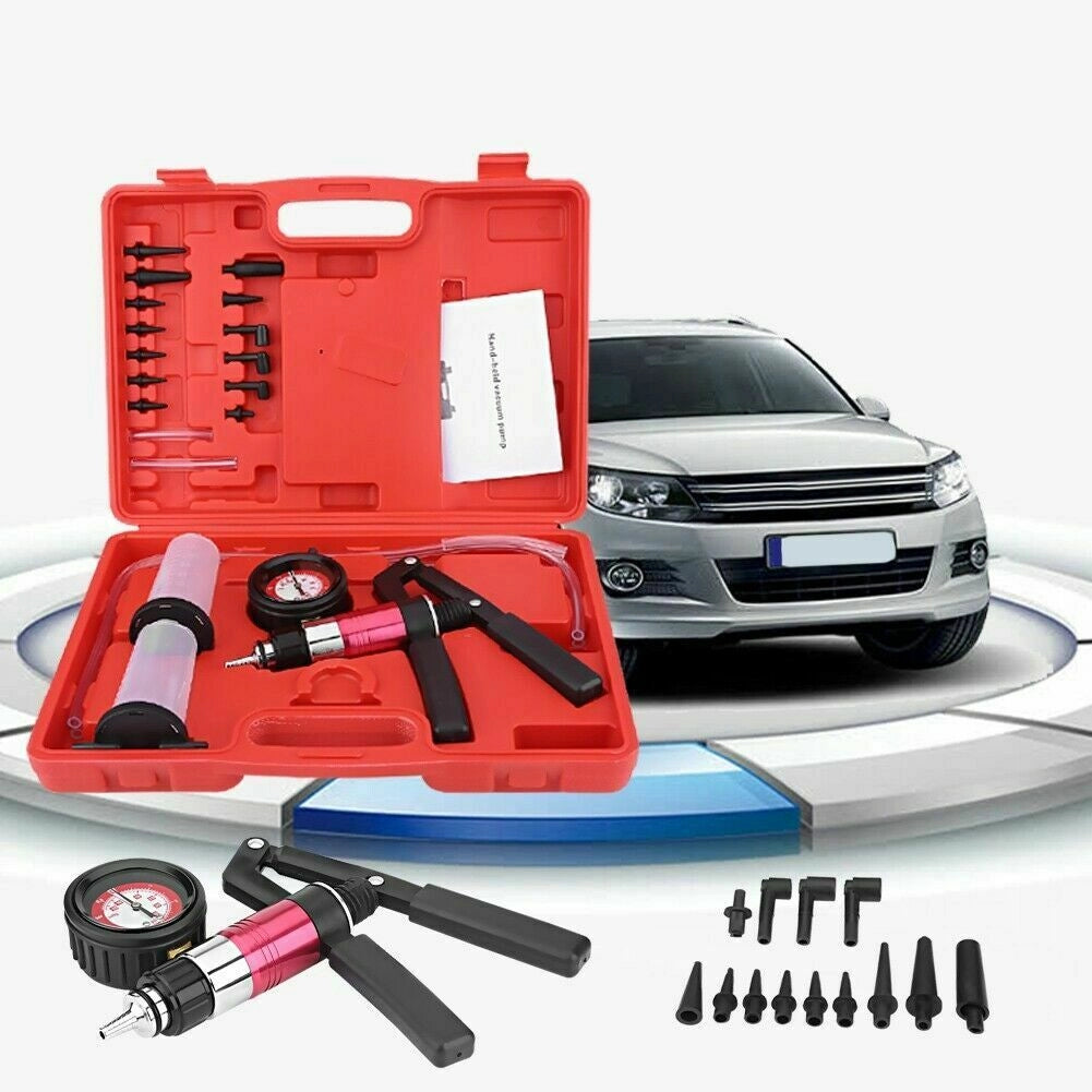 Kit di Strumenti di Spurgo di Freni di Test Della Pompa per Vuoto con Adattatori