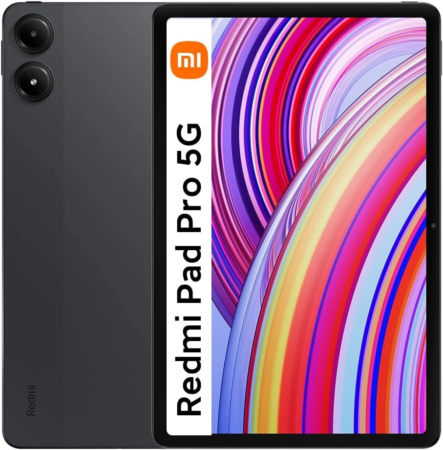 Redmi Pad Pro Tablet 12.1 Inch 5G Buttery Smooth Display 8 + 128 GB 2024 Android Mi Tablet con fotocamera posteriore da 8 MP, batteria da 10000 mAh fino a 33,9 giorni di durata della batteria