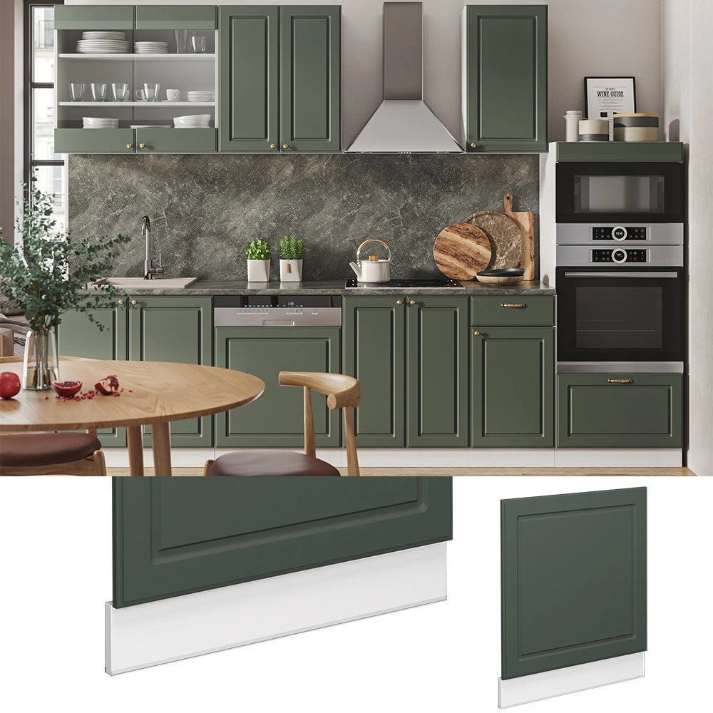 Pannello frontale Fame-Line Verde-oro rustico/Bianco 60 cm senza piano di lavoro Vicco