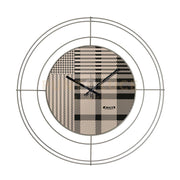 orologio nudo piccolo tartan Nero ,tartan in Ferro Diametro59cm