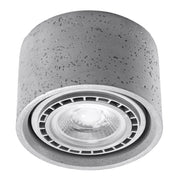 Spot soffitto Pure Lume PRIMO cemento grigio GU10 1 luce