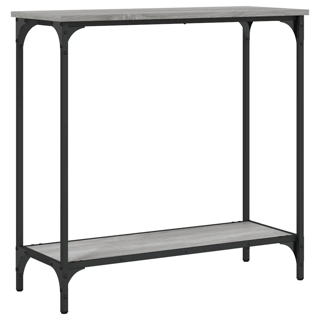 Tavolino Consolle | Tavolo d'Ingresso Grigio Sonoma 75x30,5x75 cm Legno Multistrato