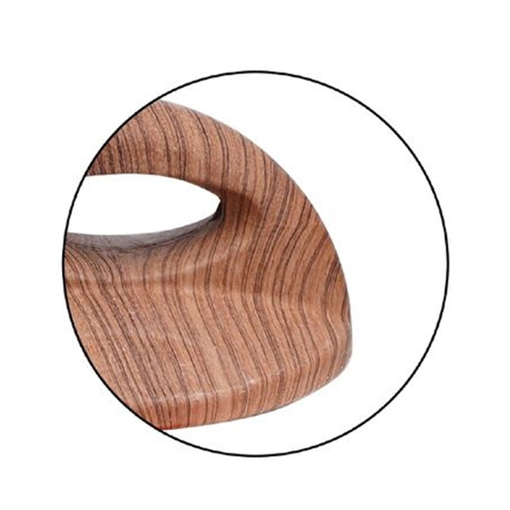 Trade Shop - Pomello Manopola Ricambio Per Coperchio Resistente Al Calore ø7cm Effetto Legno 607416 -