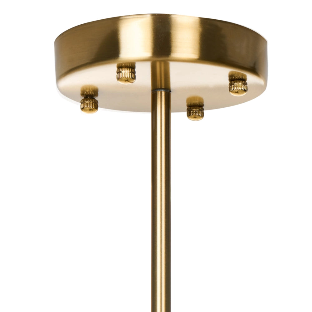 Lampadario in ottone, metallo e vetro ⌀ 60 cm Lampada a sospensione stile glamour