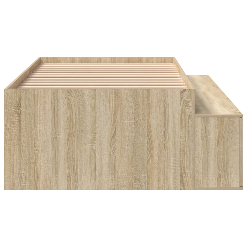 Struttura Letto Rovere Sonoma 80x200 cm