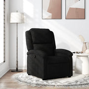 Divano Sedia-Poltrona reclinabile in Tessuto Nero 394988
