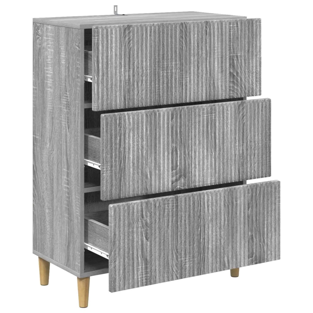 Mobile con Cassetti Grigio Sonoma 66 x 34,5 x 90 cm 894611