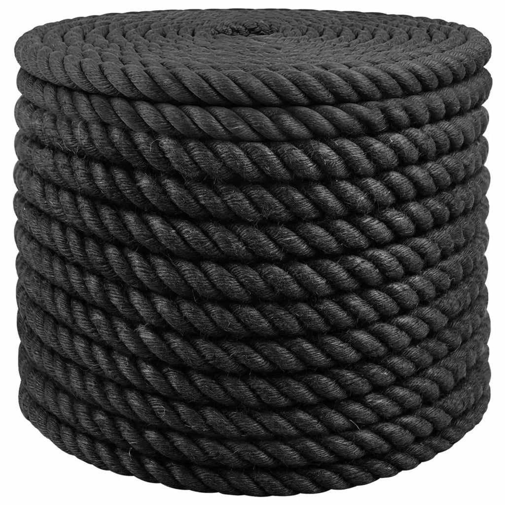 Corda di Juta 16 Nero 100% juta Tossa